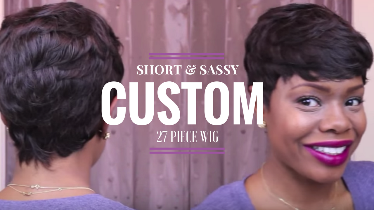 Short and Sassy Custom 27 Piece Wig the Maria Antoinette