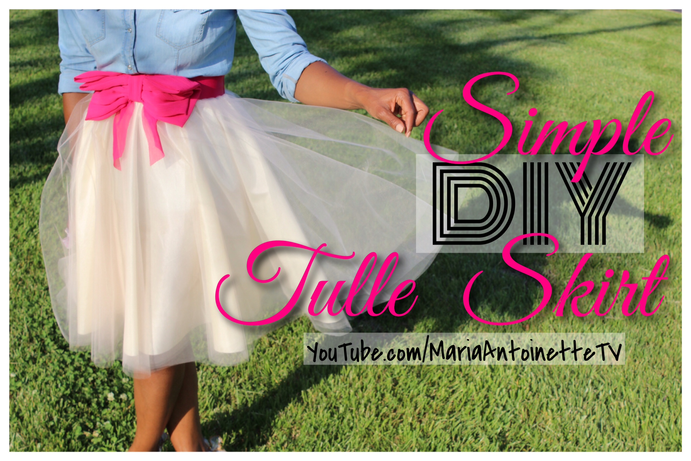 Simple DIY Tulle Skirt