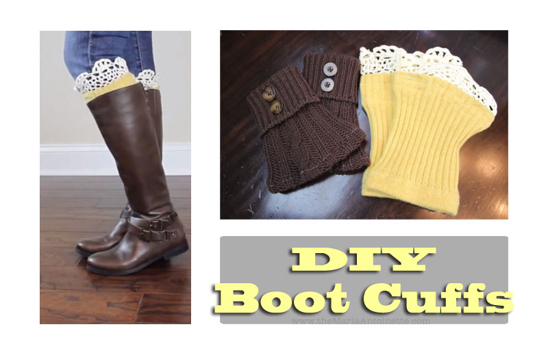 DIY Boot Cuffs – No Knitting