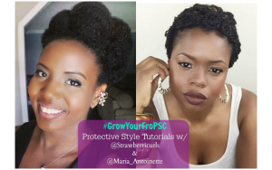 30 Day Grow Your Fro Protective Style Challenge