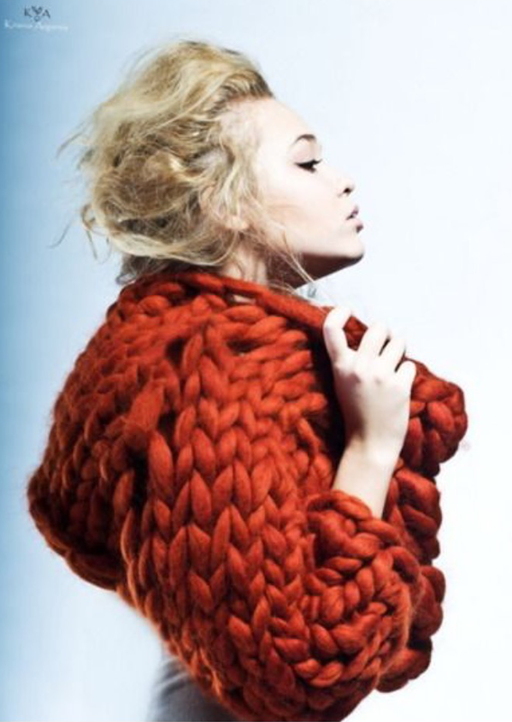 Red knit