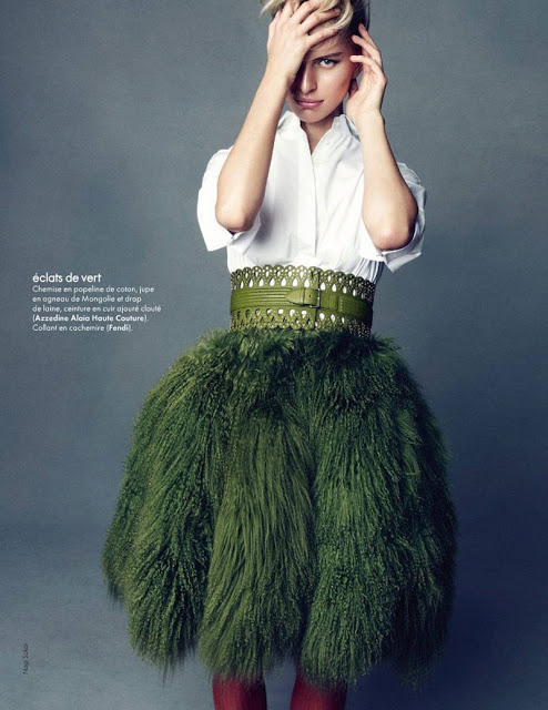 fur-green-fur-skirt