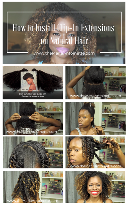 How to Install Clip-ins Extensions on Natural Hair
