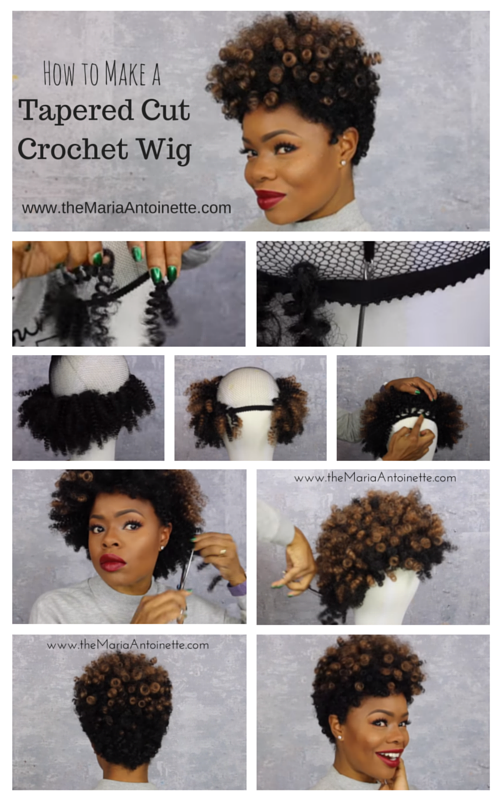 Making a afro wig best sale