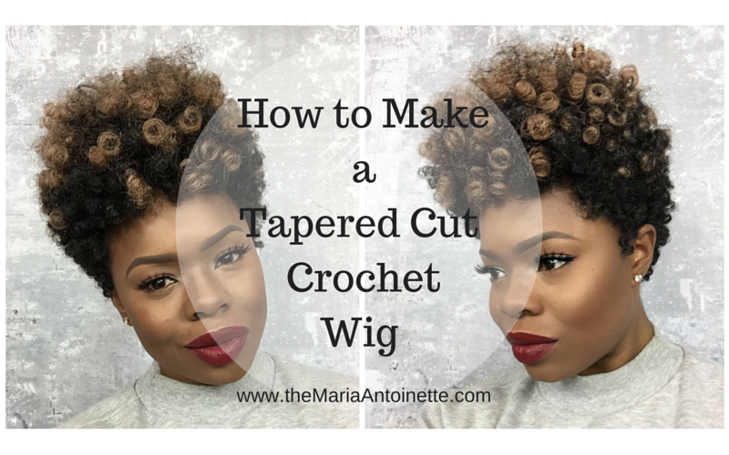 How to Make a Tapered Cut Crochet Wig using Curlkalon Hair