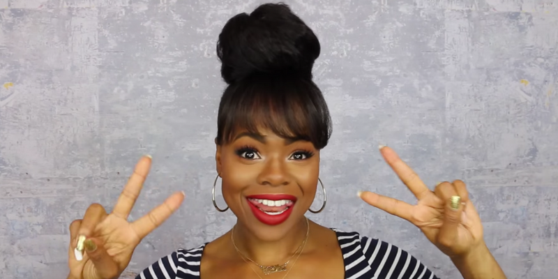 How To: Faux Messy Bun & Bang - the Maria Antoinette