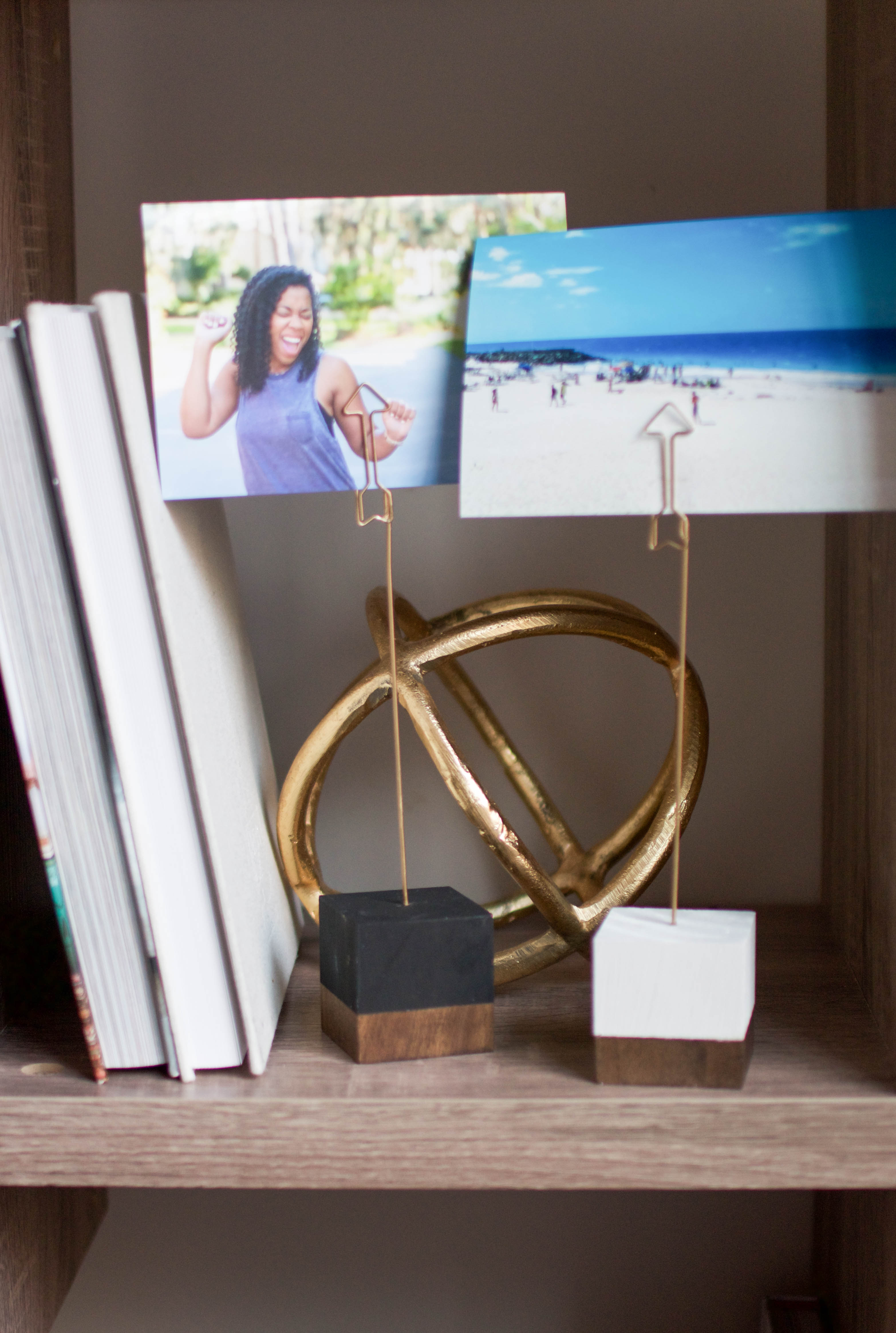 Wooden Ball Photo Holder DIY (Only Takes 5 Minutes To Make!) - A