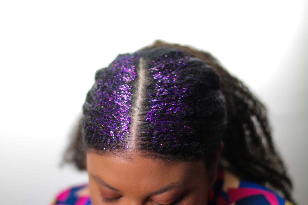 Give Your Hair Pop With This D.I.Y Glitter Gel & Hair Styling Tutorial