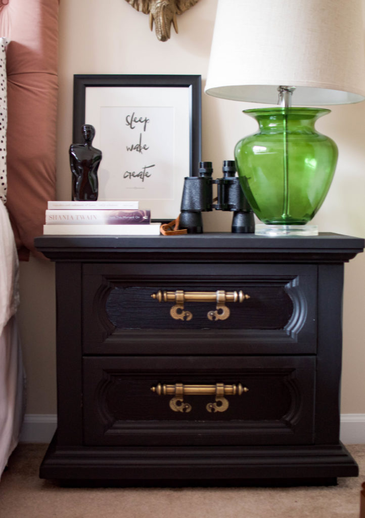 DIY Nightstand jennifer nesbitt maria antoinette tmablog