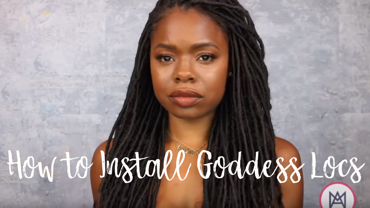 How to Install Small Goddess Locs on Your Own Head