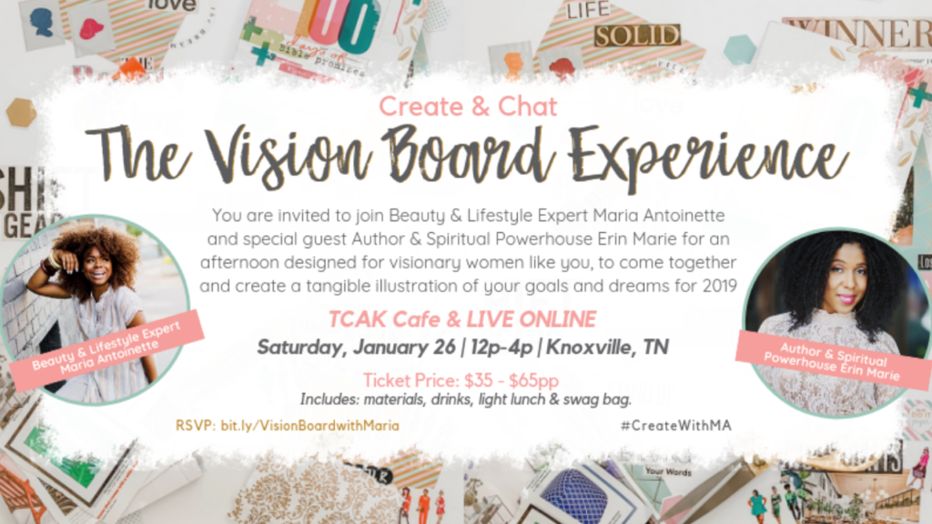 Create & Chat: The Vision Board Experience Event & Livestream