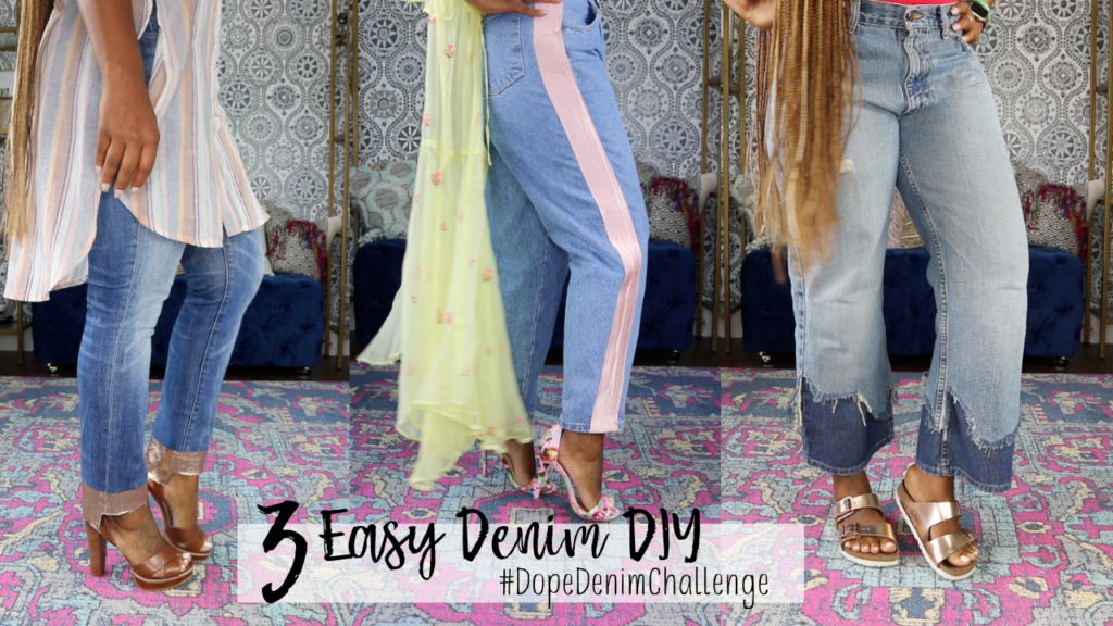 3 Easy Ways To Upcycle Your Old Jeans #DopeDenimChallenge