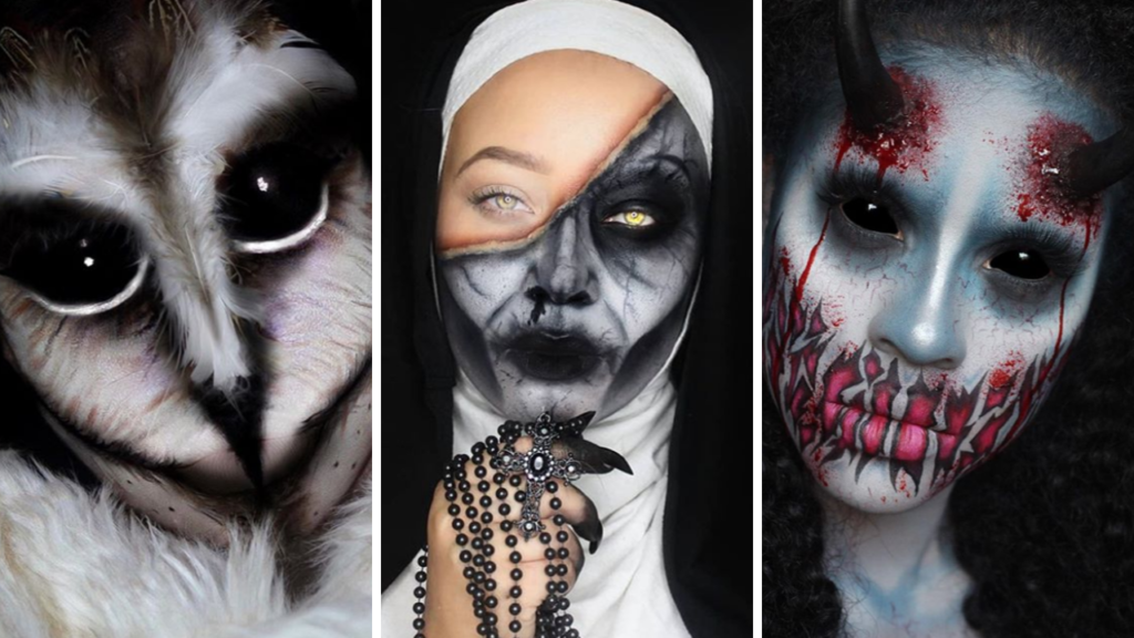 40 Amazing Yet, Horrifying Halloween Makeup Inspiration