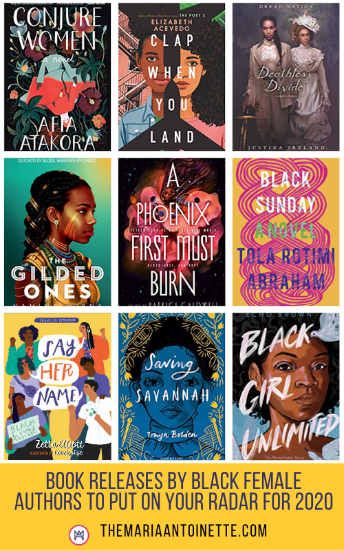 Book Releases By Black Female Authors the maria antoinette tmablog