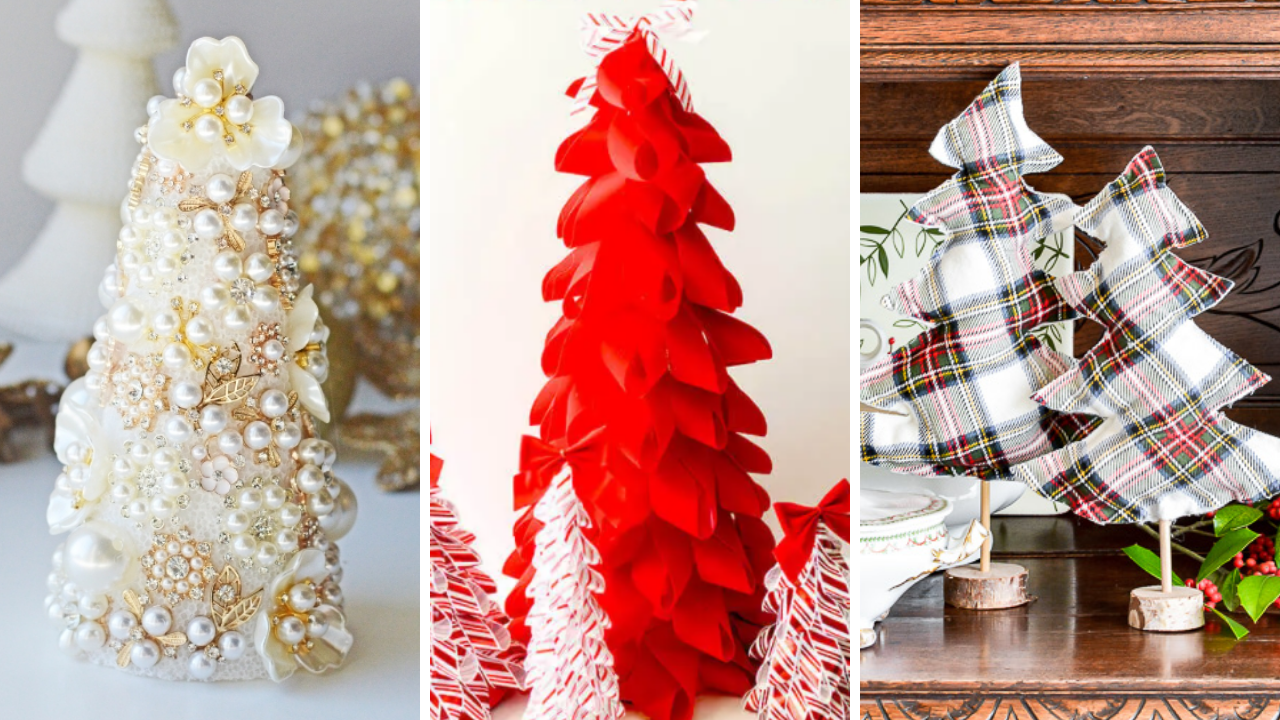 DIY Miniature Christmas Tree Ornaments! 
