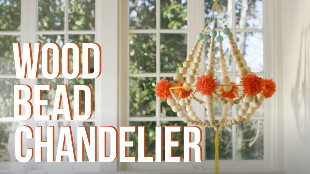 How to Make a Chandelier with Wood Beads In These Easy Steps