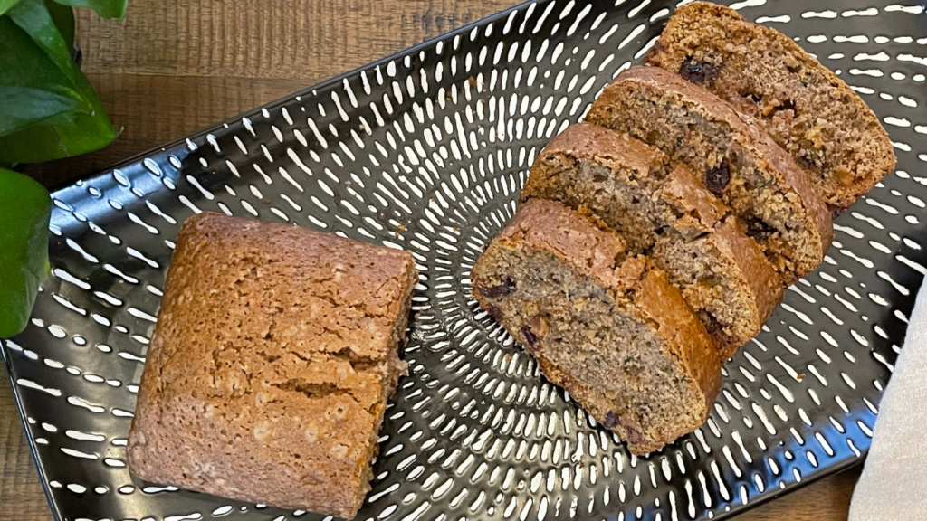 Easy To Make Zucchini Bread With White Chocolate and Dried Cranberries
