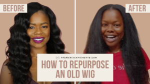 Repurposing An Old Wig maria antoinette